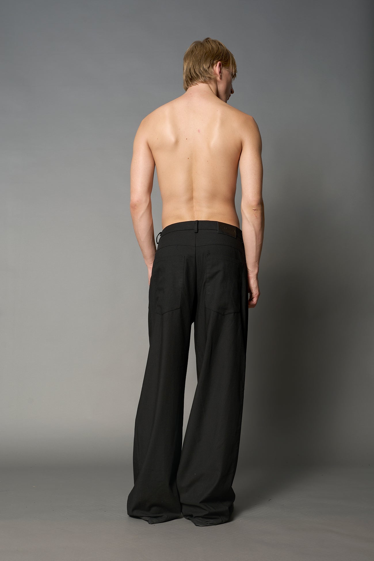 NAMILIA Baggy Suit Trousers - Black, xs