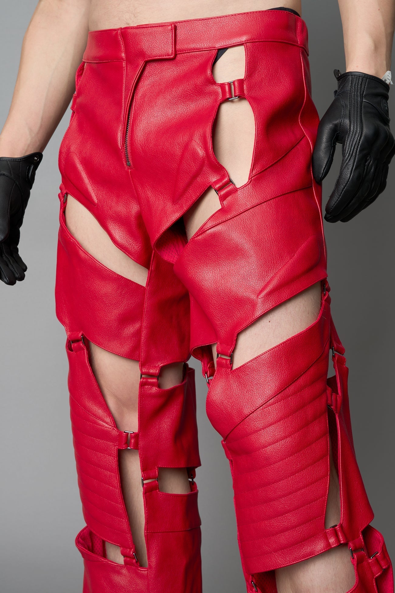 NAMILIA Biker Floating Pants - RED, xs