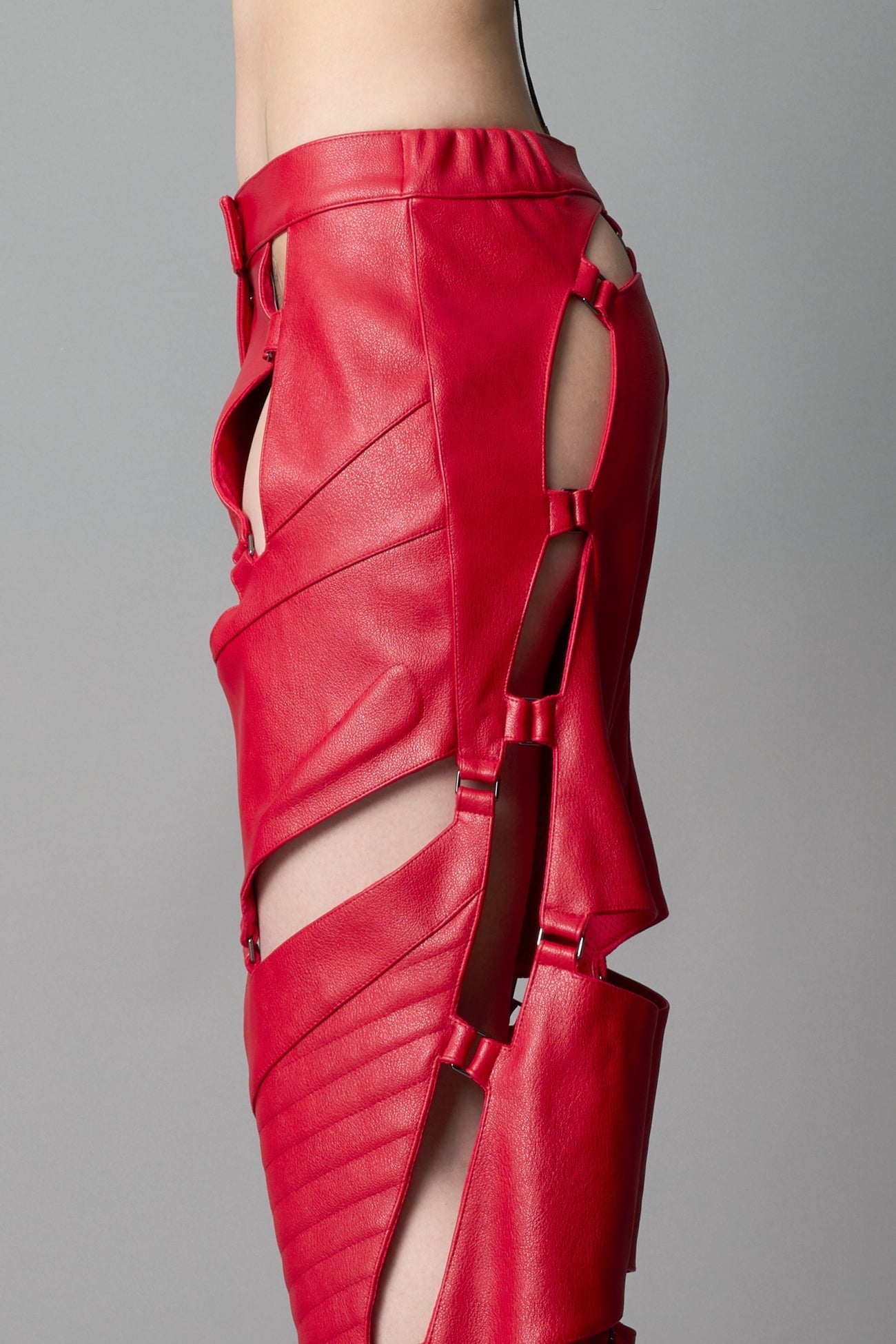 NAMILIA Biker Floating Pants - RED, xs