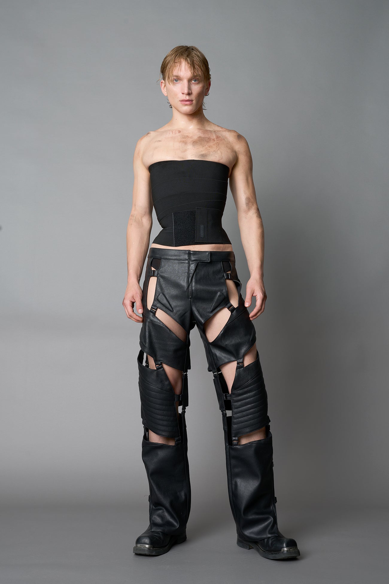 NAMILIA Biker Floating Pants - BLACK, xs