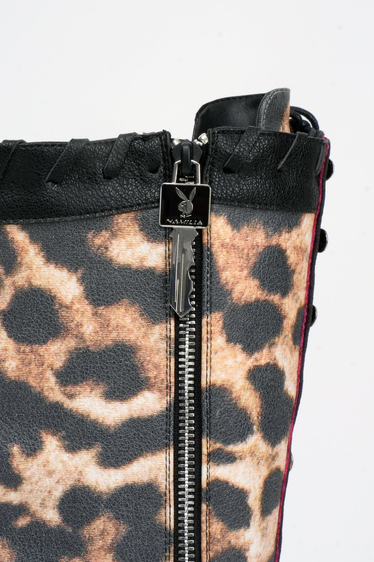 NAMILIA Deconstructed Handbag Boot - LEOPARD, eu36
