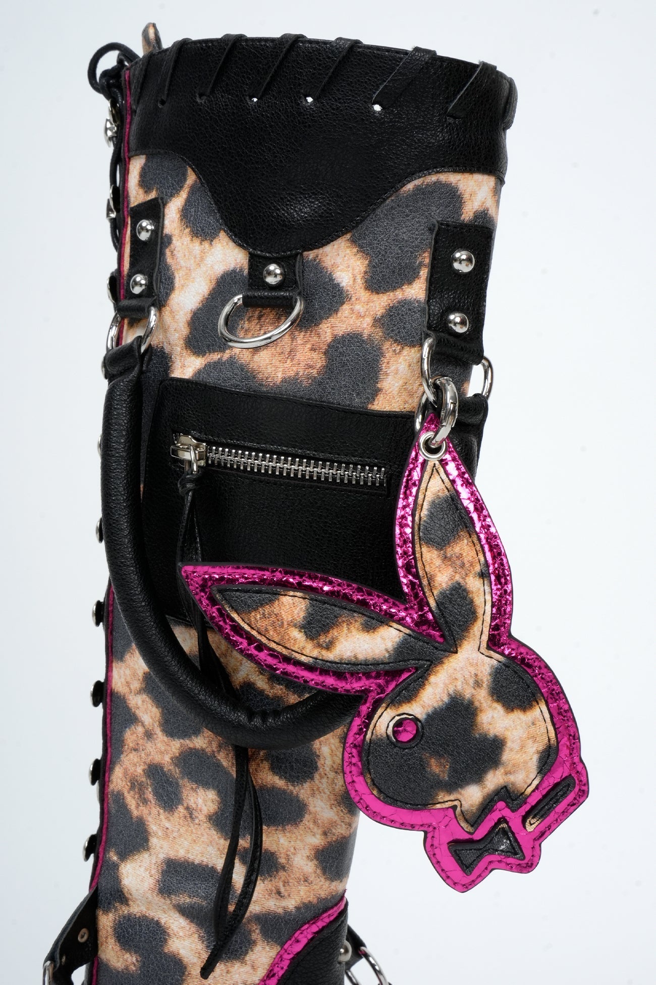NAMILIA Deconstructed Handbag Boot - LEOPARD, eu36