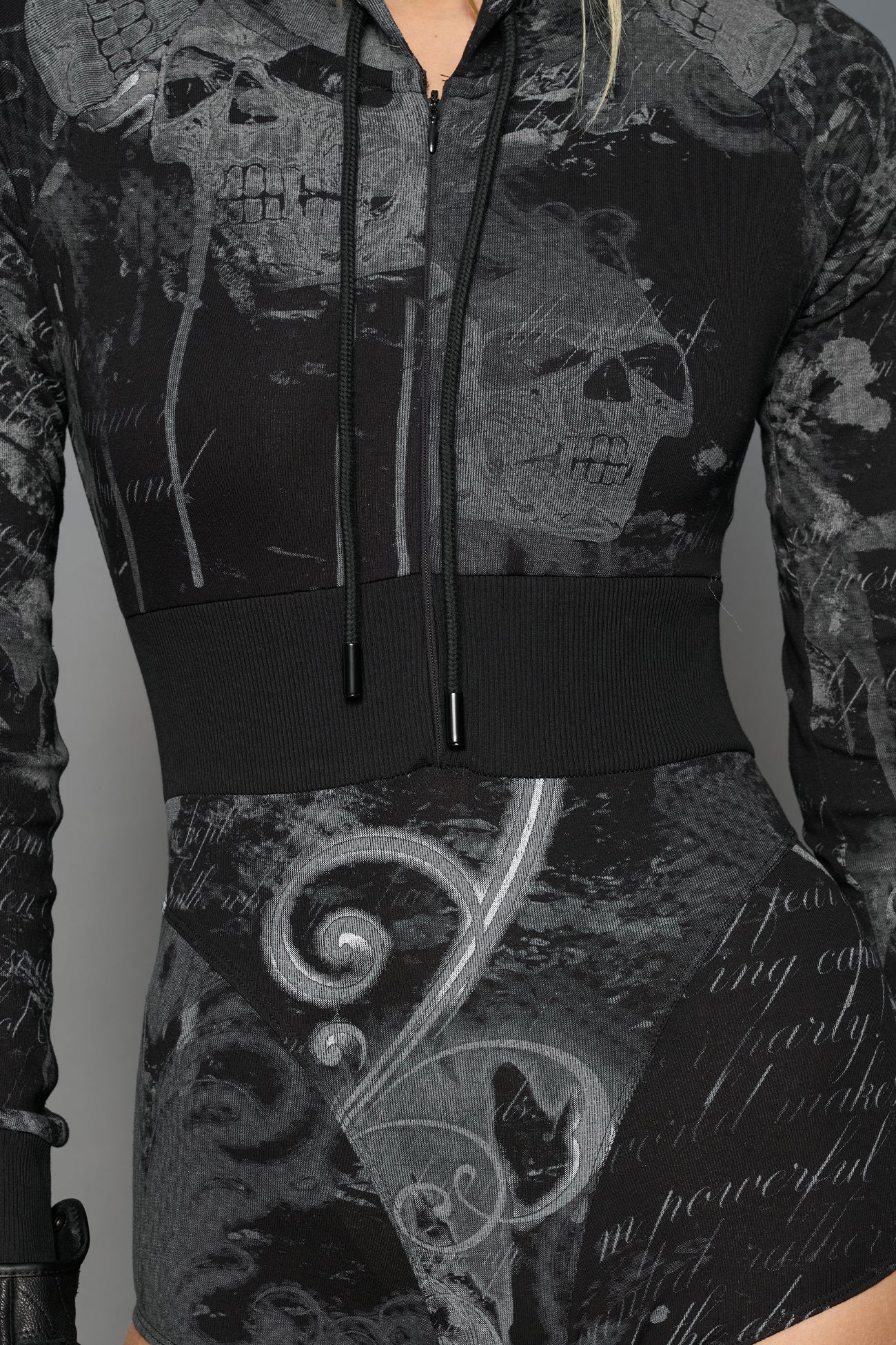 NAMILIA Glamour Body - BLACK-PRINT, xs
