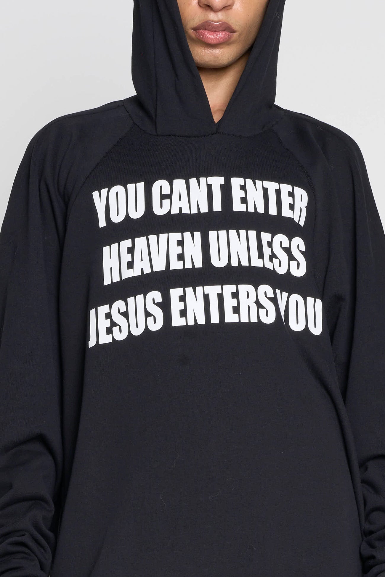 NAMILIA Heaven Backless Hoodie Gown - S, Black