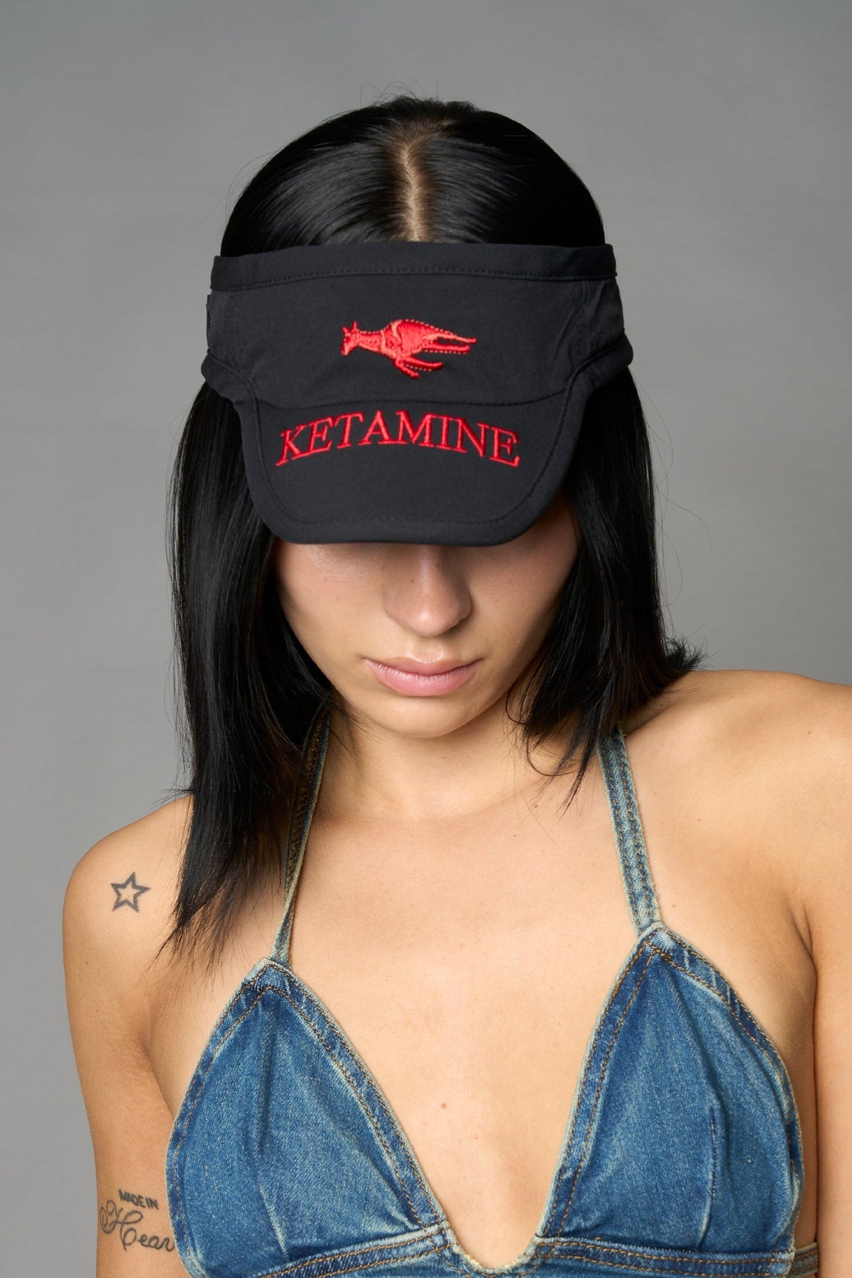 NAMILIA Keta Queen Visor - BLACK, onesize