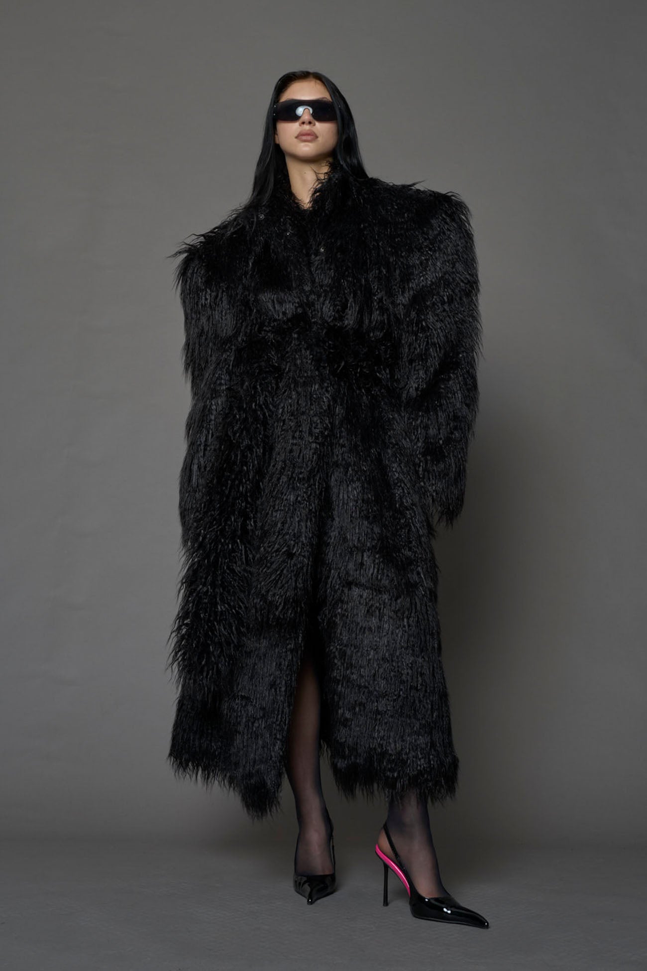 atyHerlipto  Faux Fur Coat ブラック atyHerlipto Faux Fur Coat ブラック 新色】Winter Love Faux Fur Coat