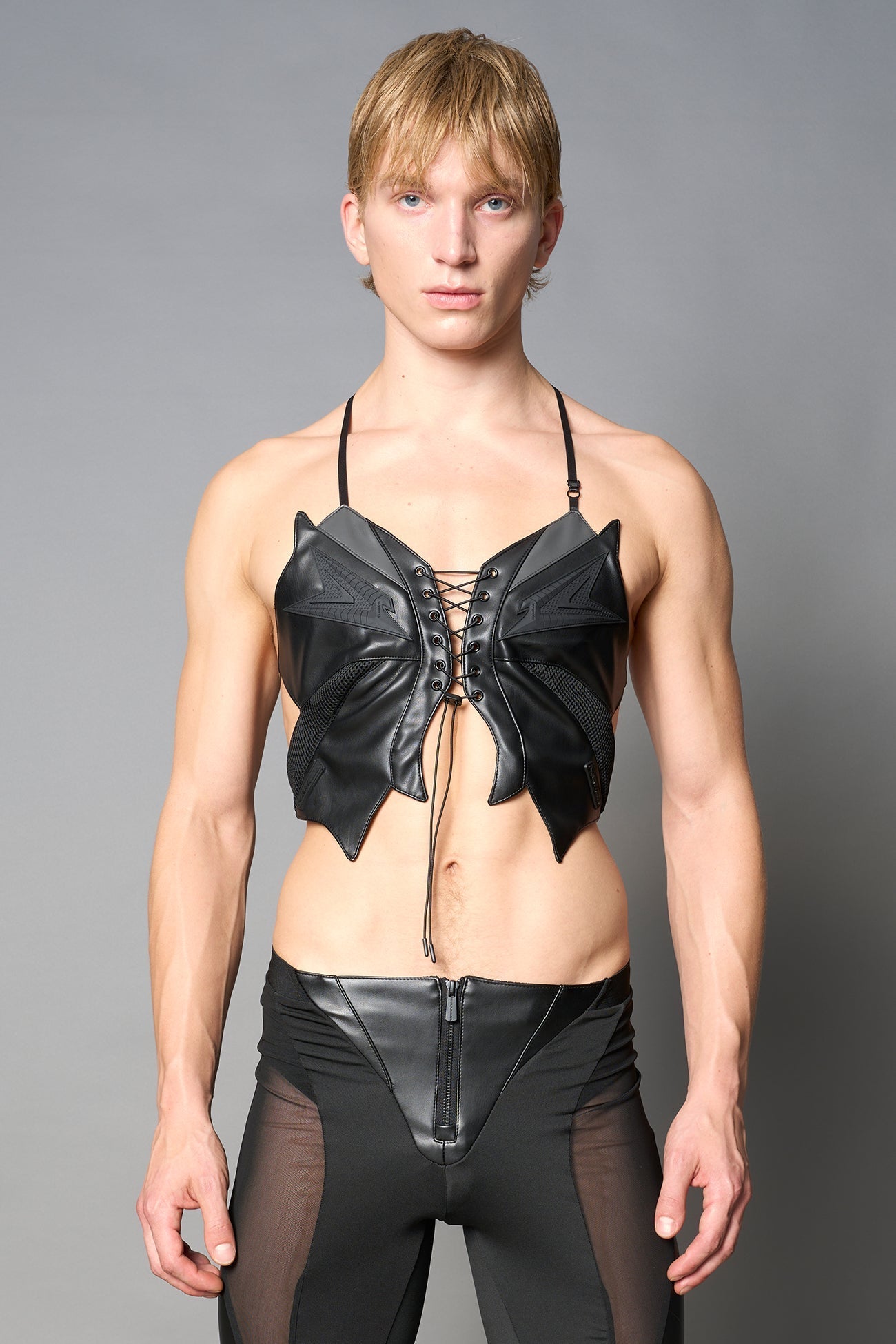 NAMILIA Moto Butterfly Top - XS, black