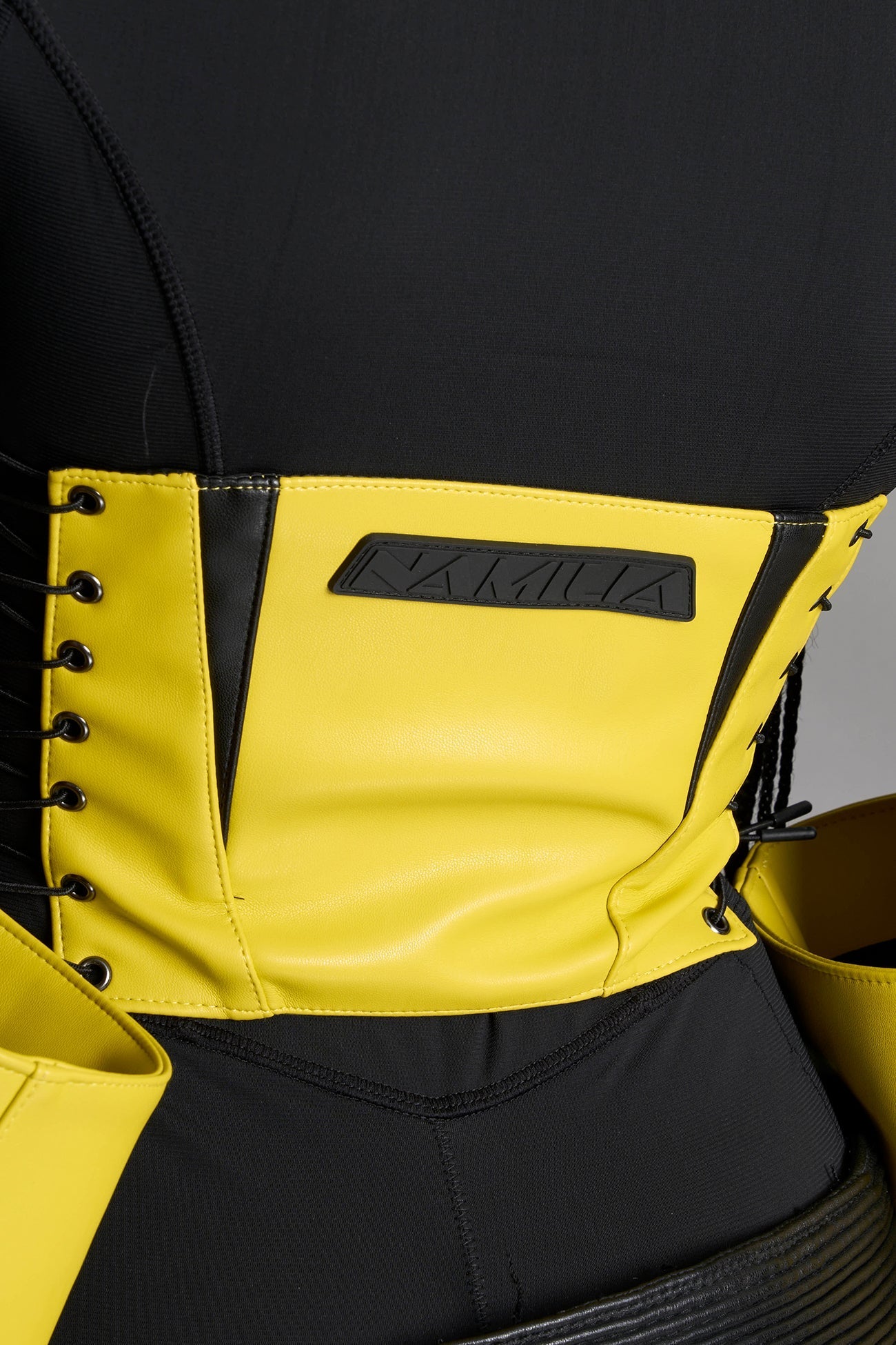 NAMILIA Moto Cone Top - YELLOW, xs