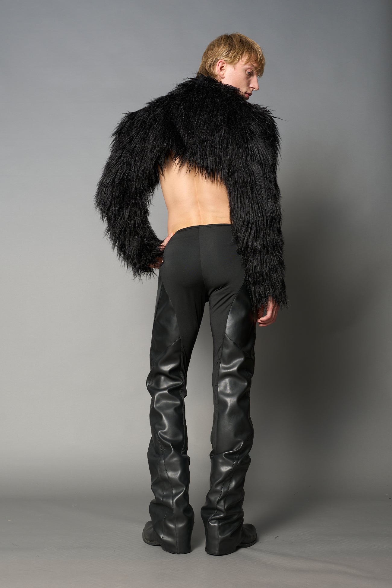 NAMILIA Moto Cut Out Pants - Black, xs