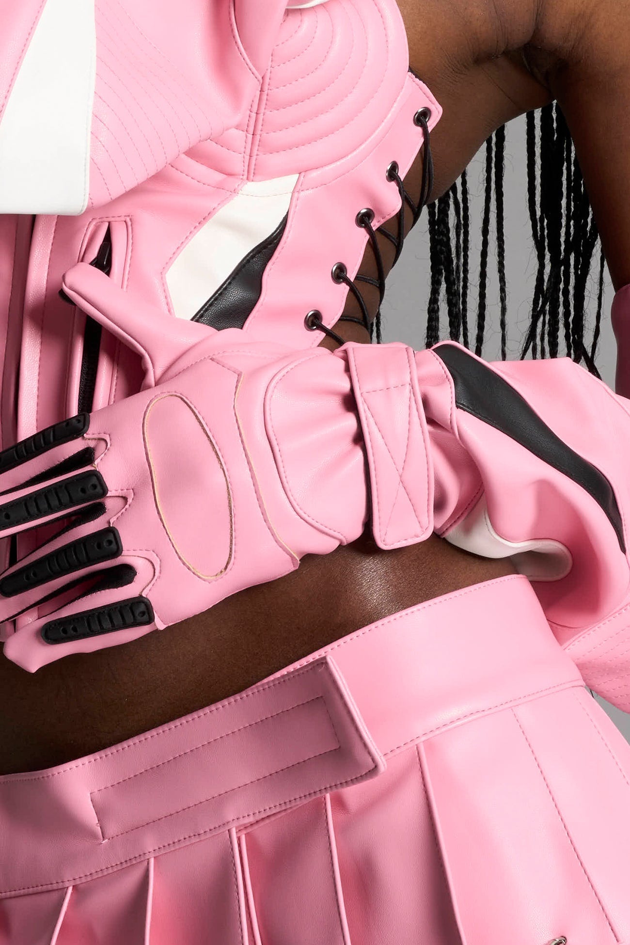 NAMILIA Moto Gloves - PINK, s
