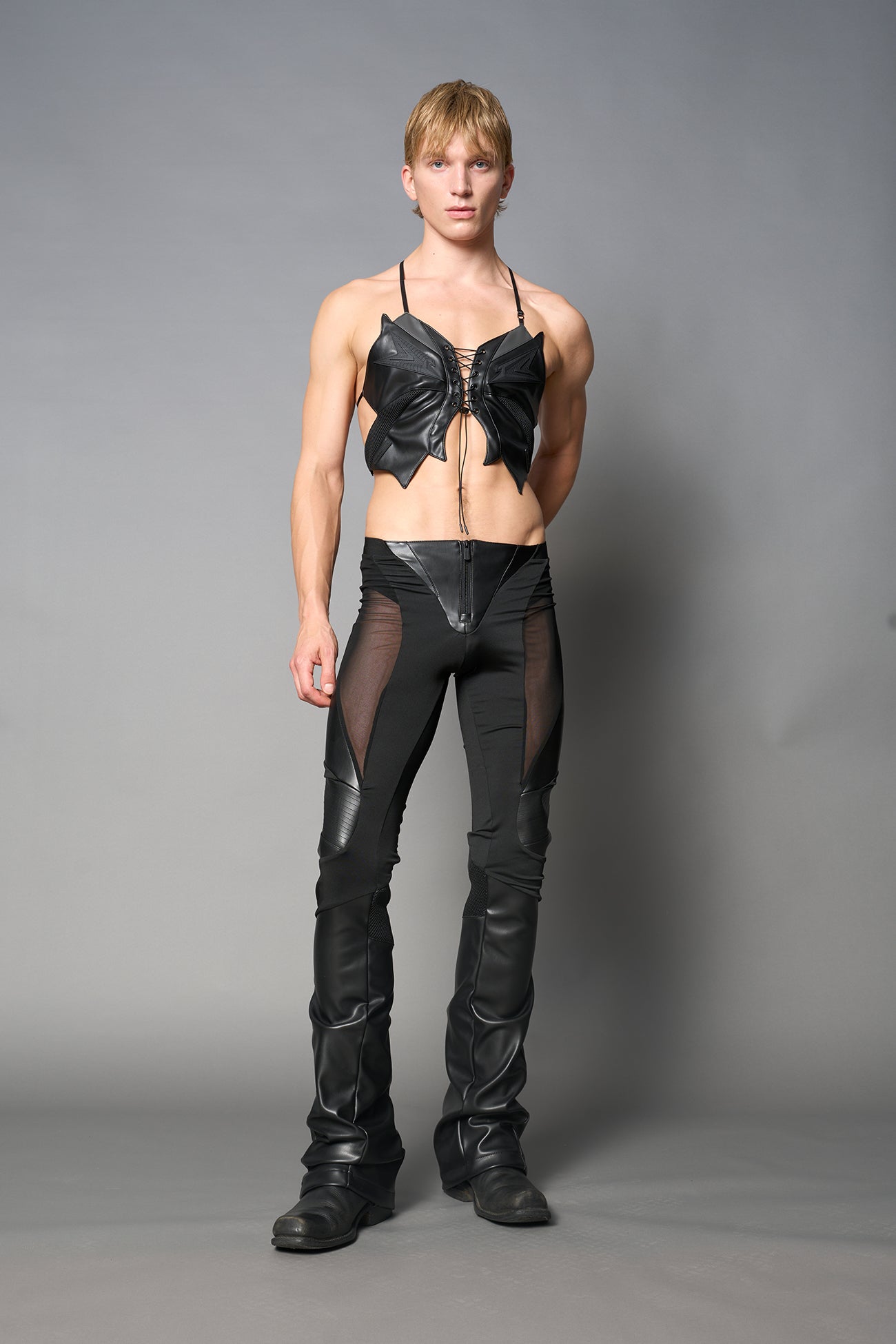 NAMILIA moto mesh pants - XS, black
