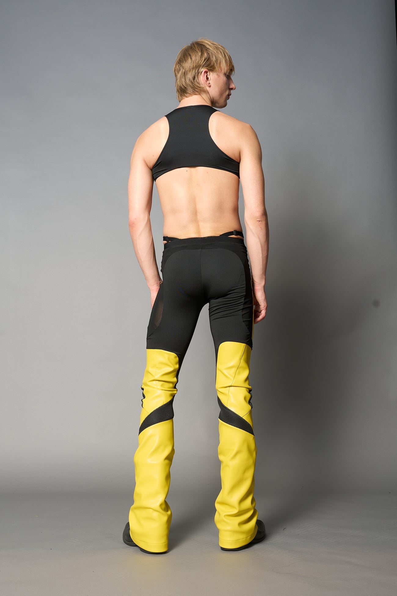 NAMILIA moto mesh pants - XS, yellow