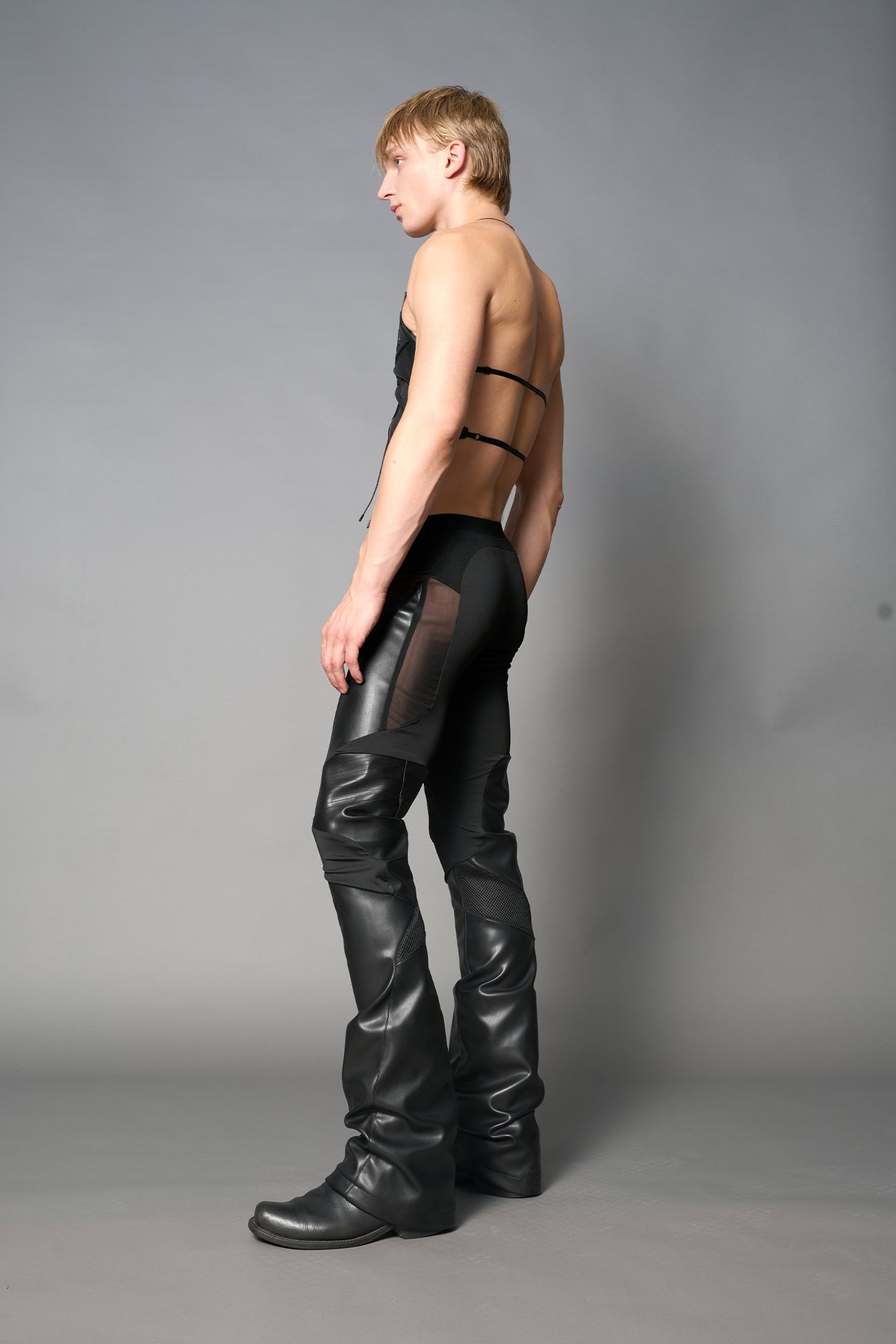 NAMILIA moto mesh pants - XS, black