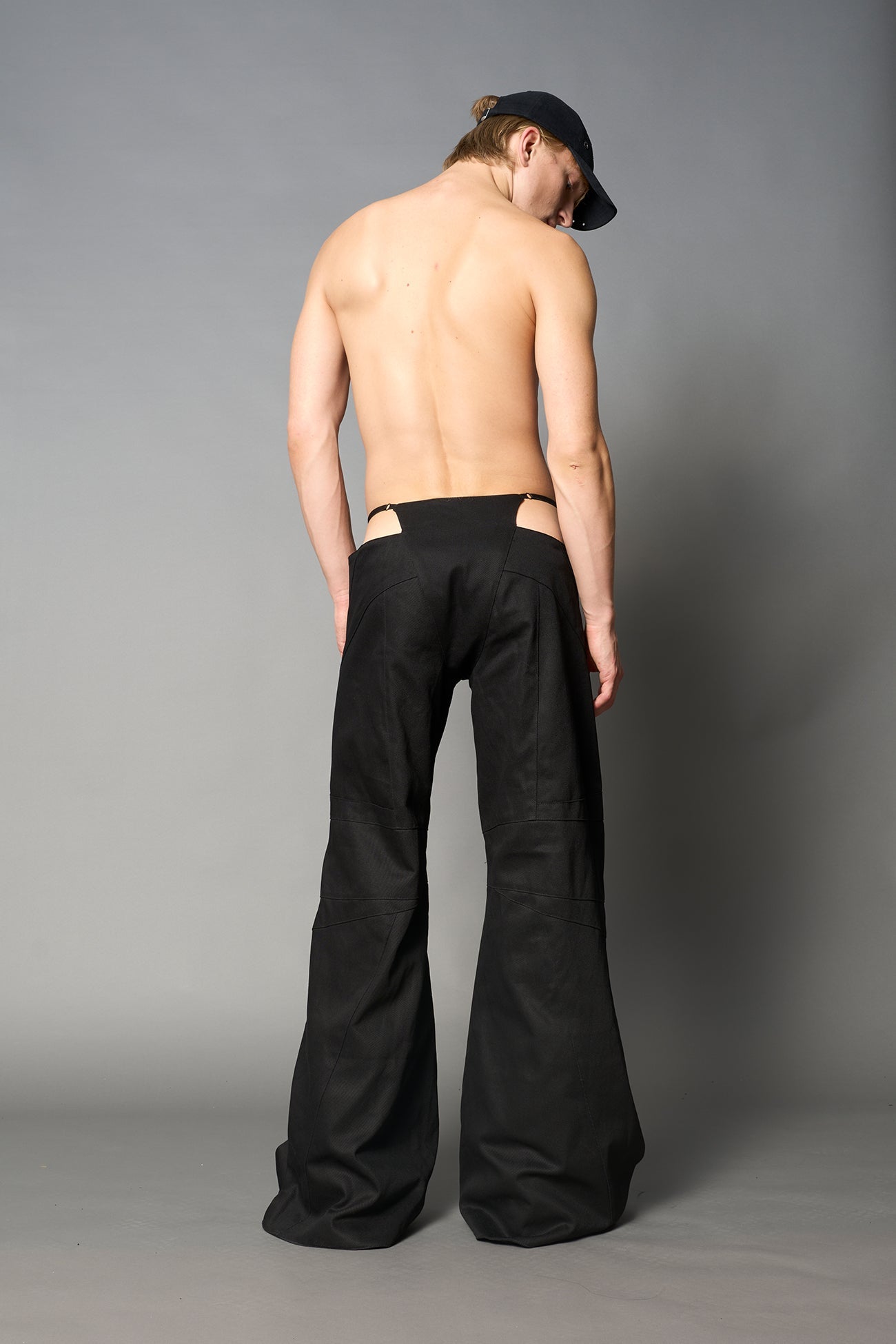 NAMILIA Moto Thong Pants - BLACK, xs