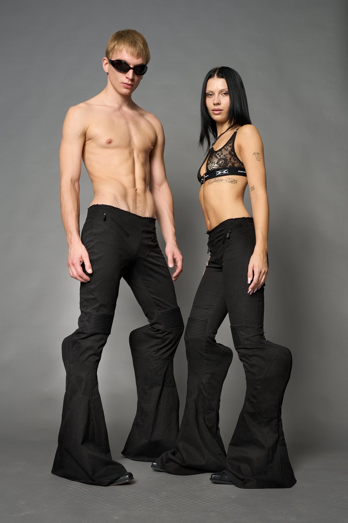 NAMILIA Mutant Cotton Pants - BLACK, xs