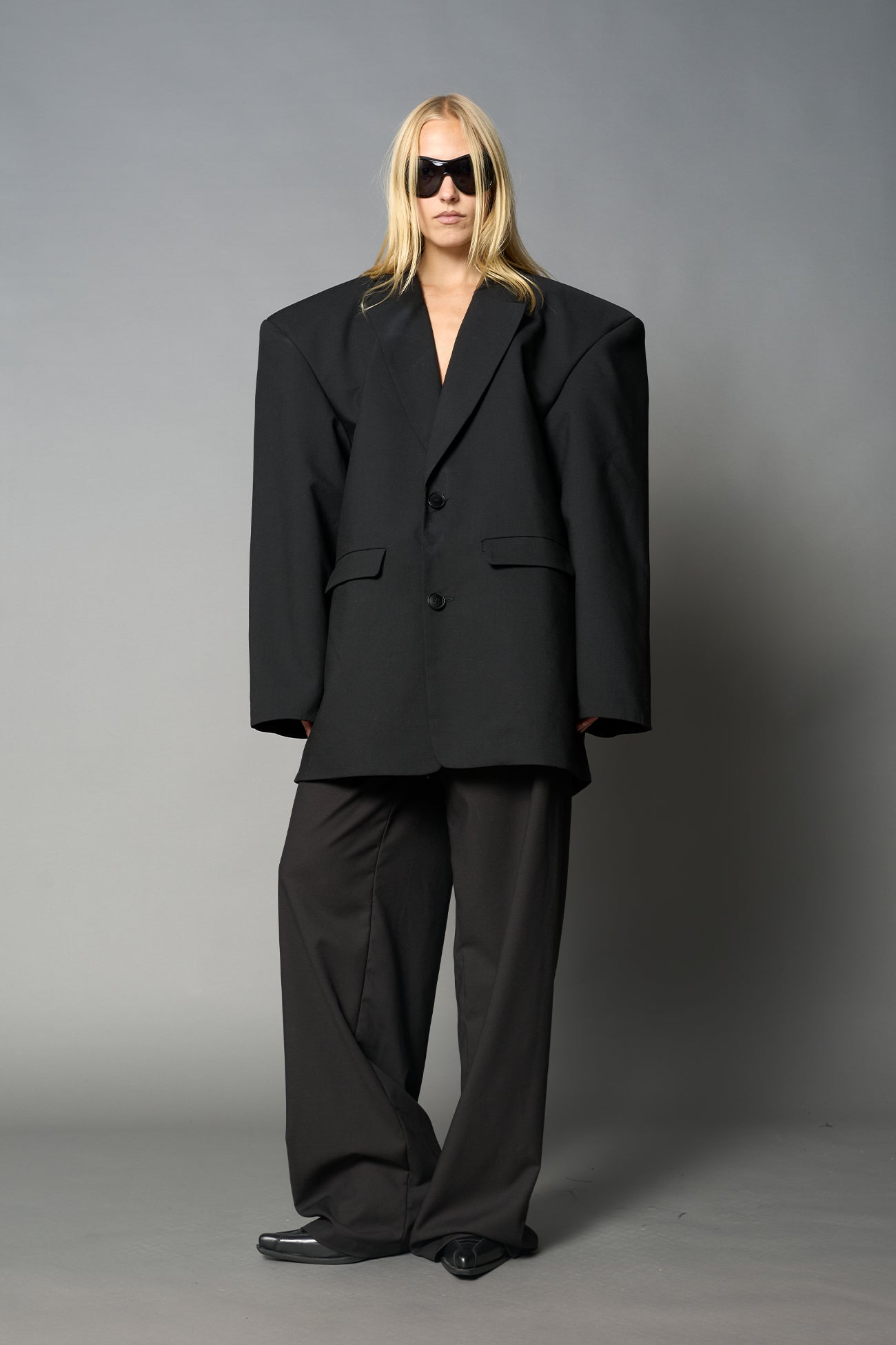 NAMILIA Oversize Blazer - Black, s