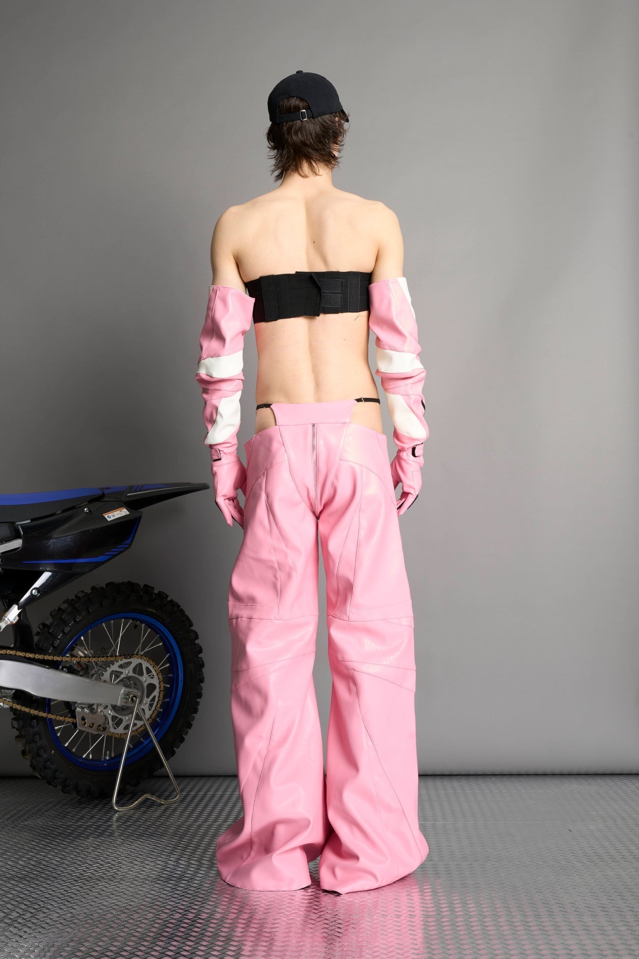 NAMILIA Oversize Thong Pants - PINK, xs