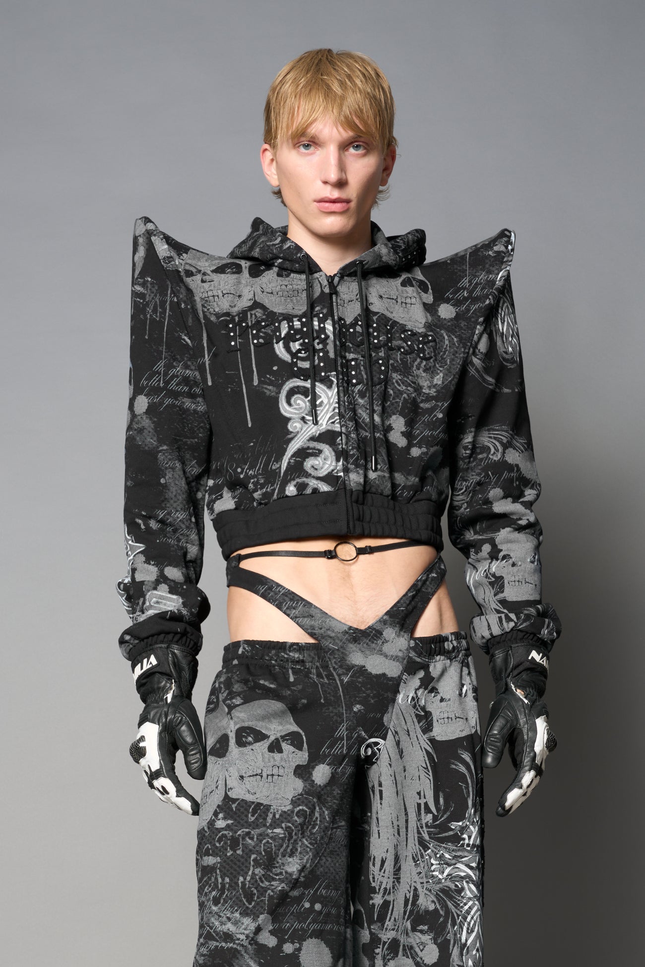 NAMILIA Penthouse Zip Jacket - BLACK-PRINT, xs