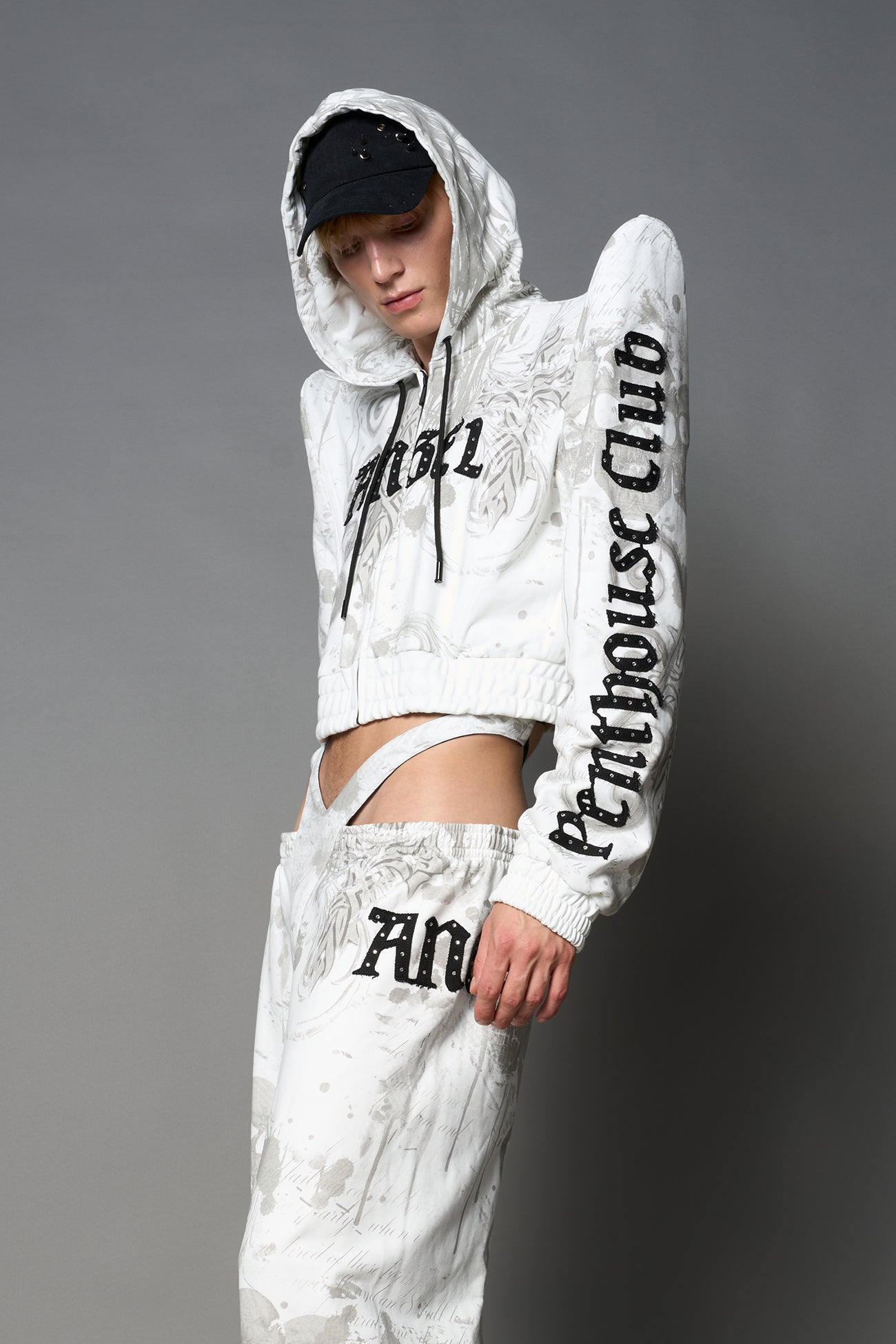 NAMILIA Penthouse Zip Jacket - WHITE-PRINT, xs