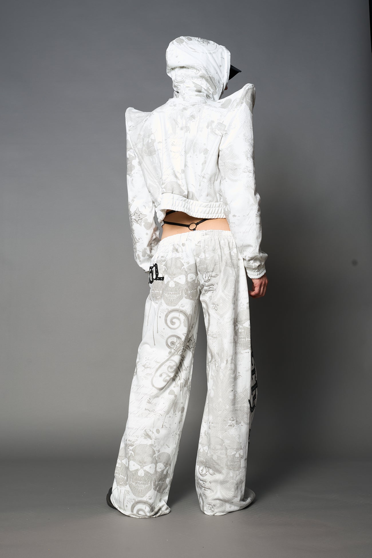NAMILIA Penthouse Zip Jacket - WHITE-PRINT, xs