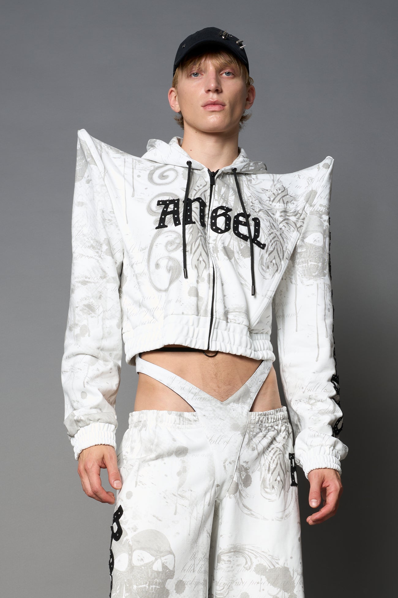NAMILIA Penthouse Zip Jacket - WHITE-PRINT, xs