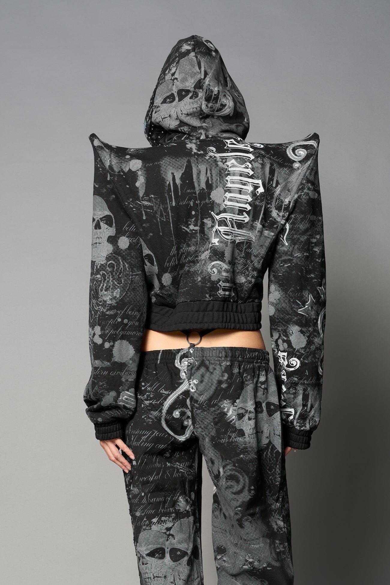 NAMILIA Penthouse Zip Jacket - BLACK-PRINT, xs