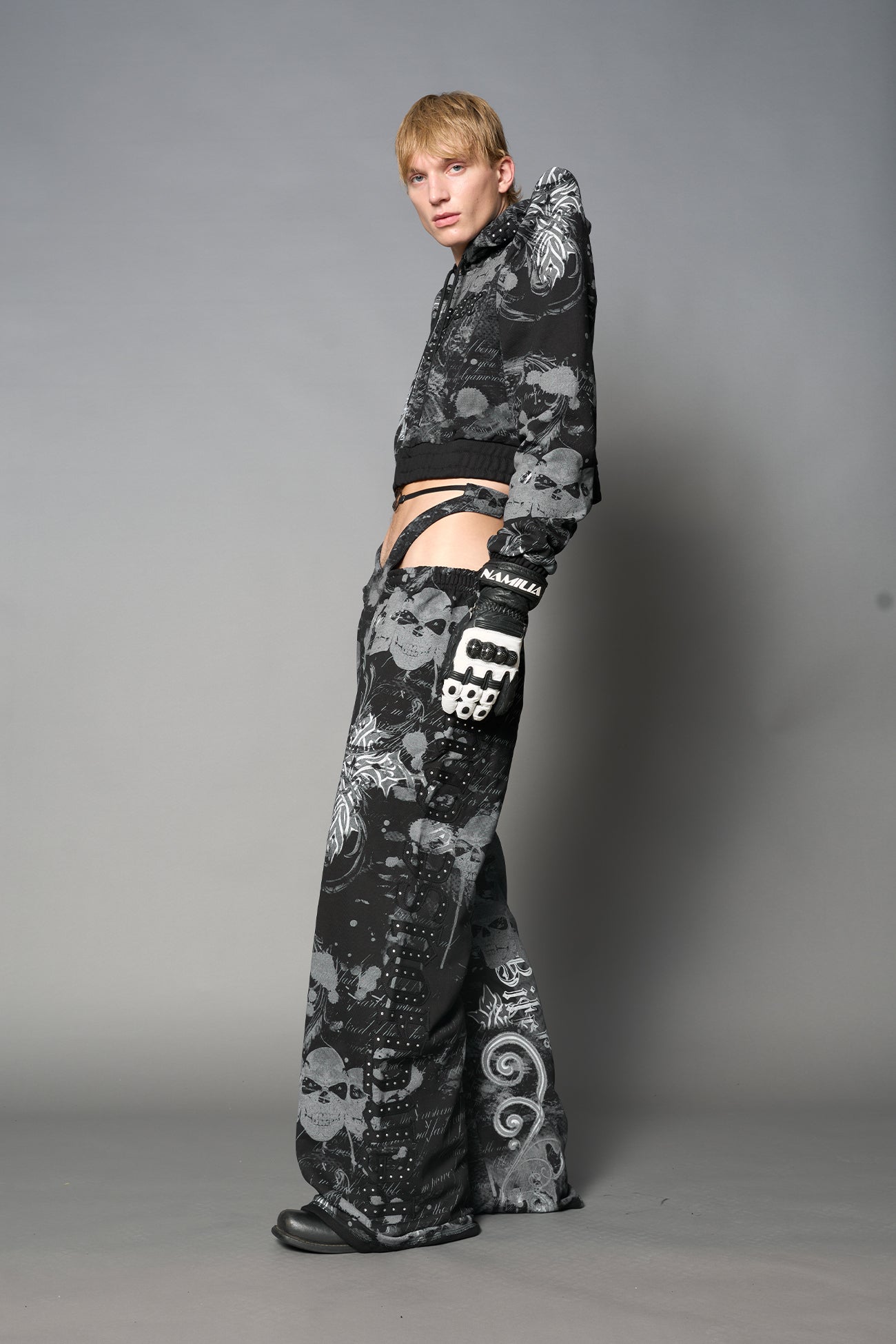 NAMILIA Penthouse Zip Jacket - BLACK-PRINT, xs