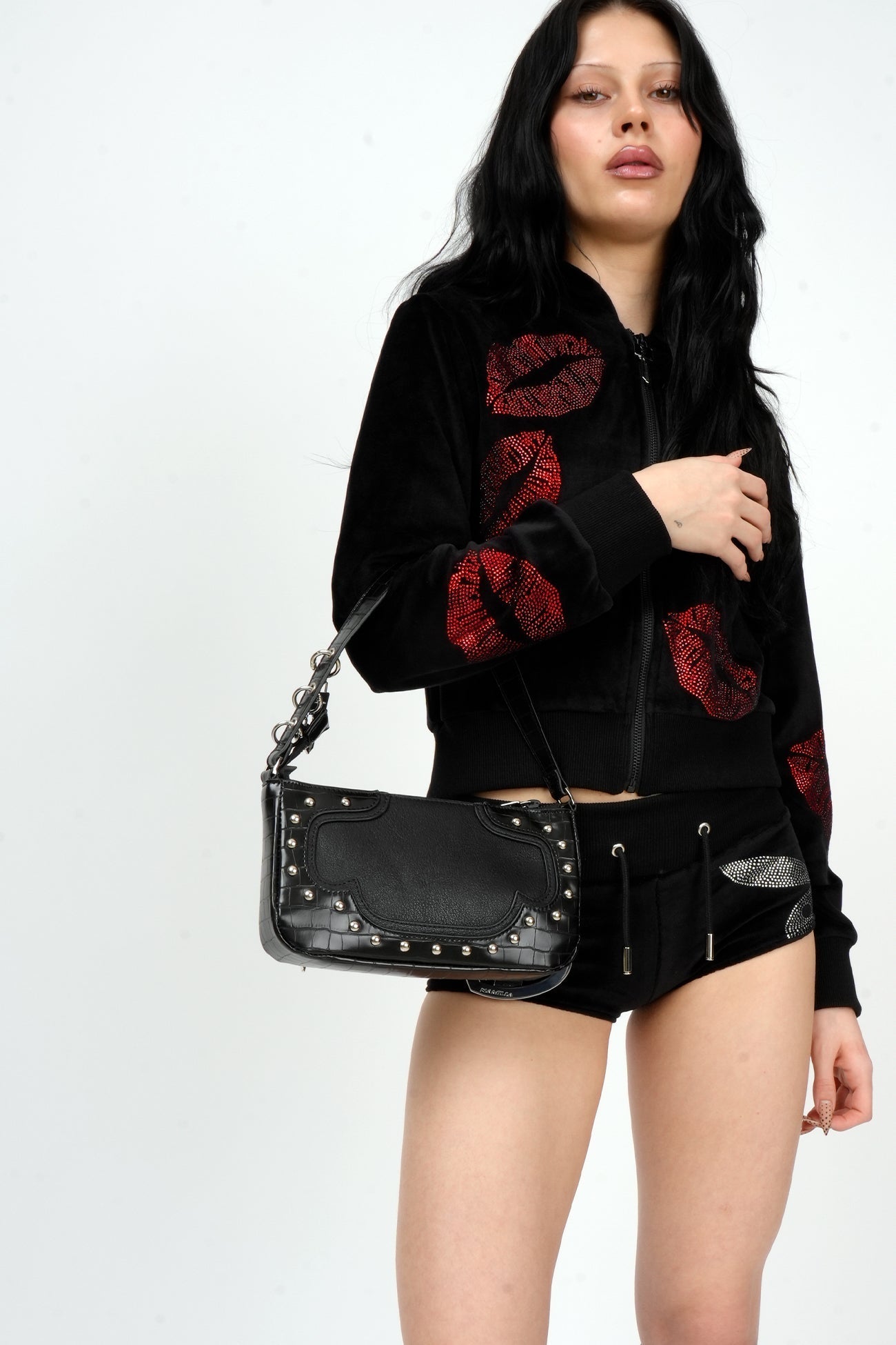 NAMILIA Playboy Charms Mini Bag - BLACK, onesize