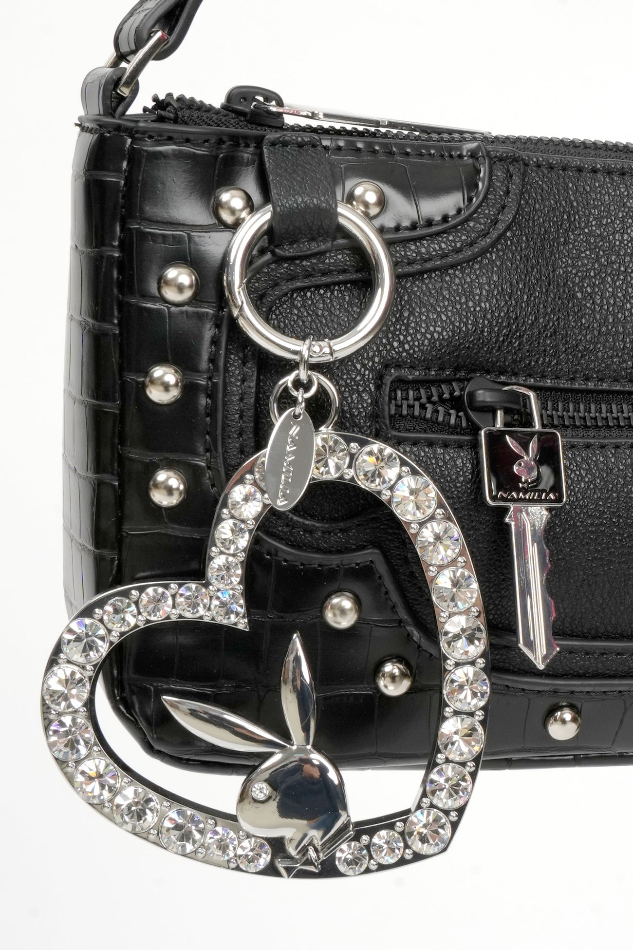 NAMILIA Playboy Charms Mini Bag - BLACK, onesize