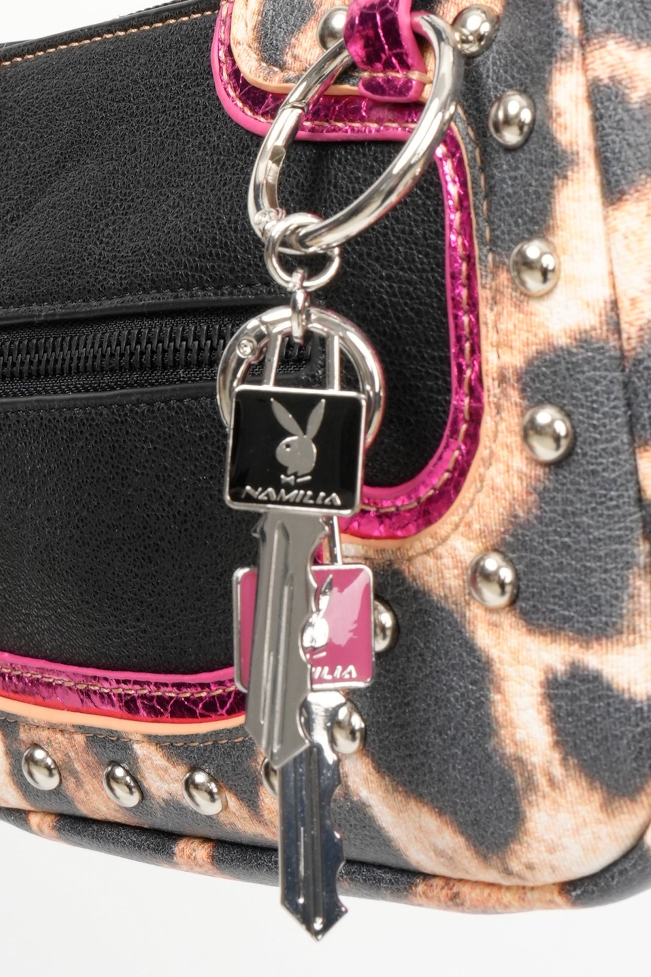 NAMILIA Playboy Charms Mini Bag - PINK, onesize