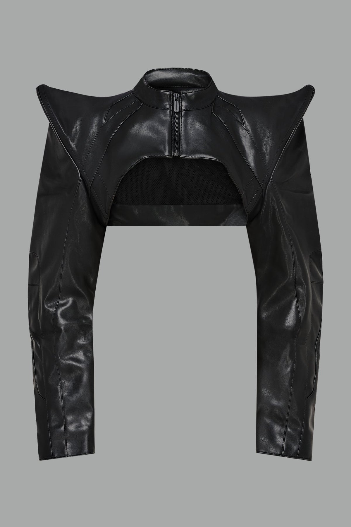 NAMILIA Spike Moto Bolero Jacket - BLACK, xs