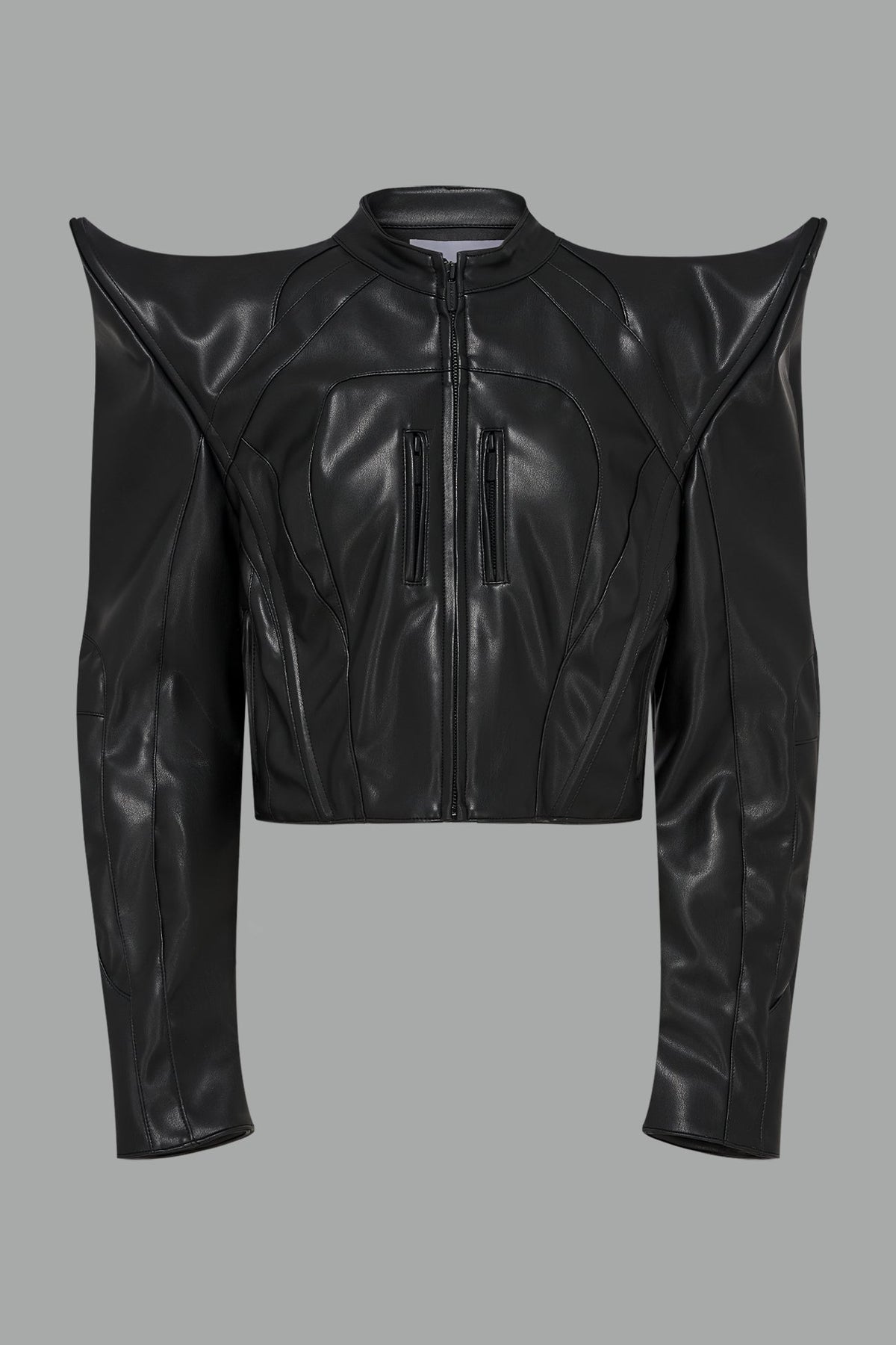 NAMILIA Spike Moto Jacket - BLACK, xs