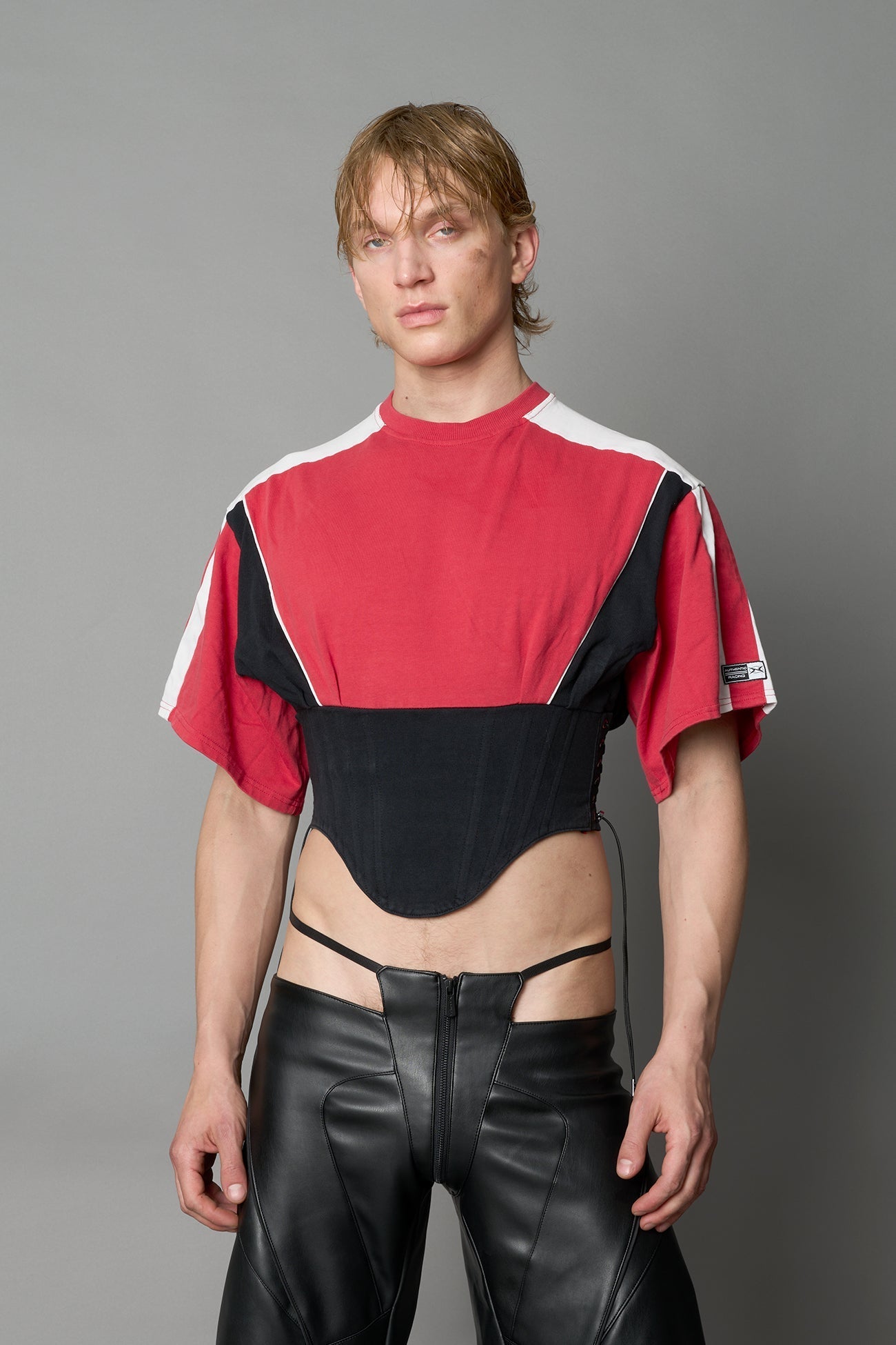 NAMILIA Team Player Corset T-Shirt - RED, xs
