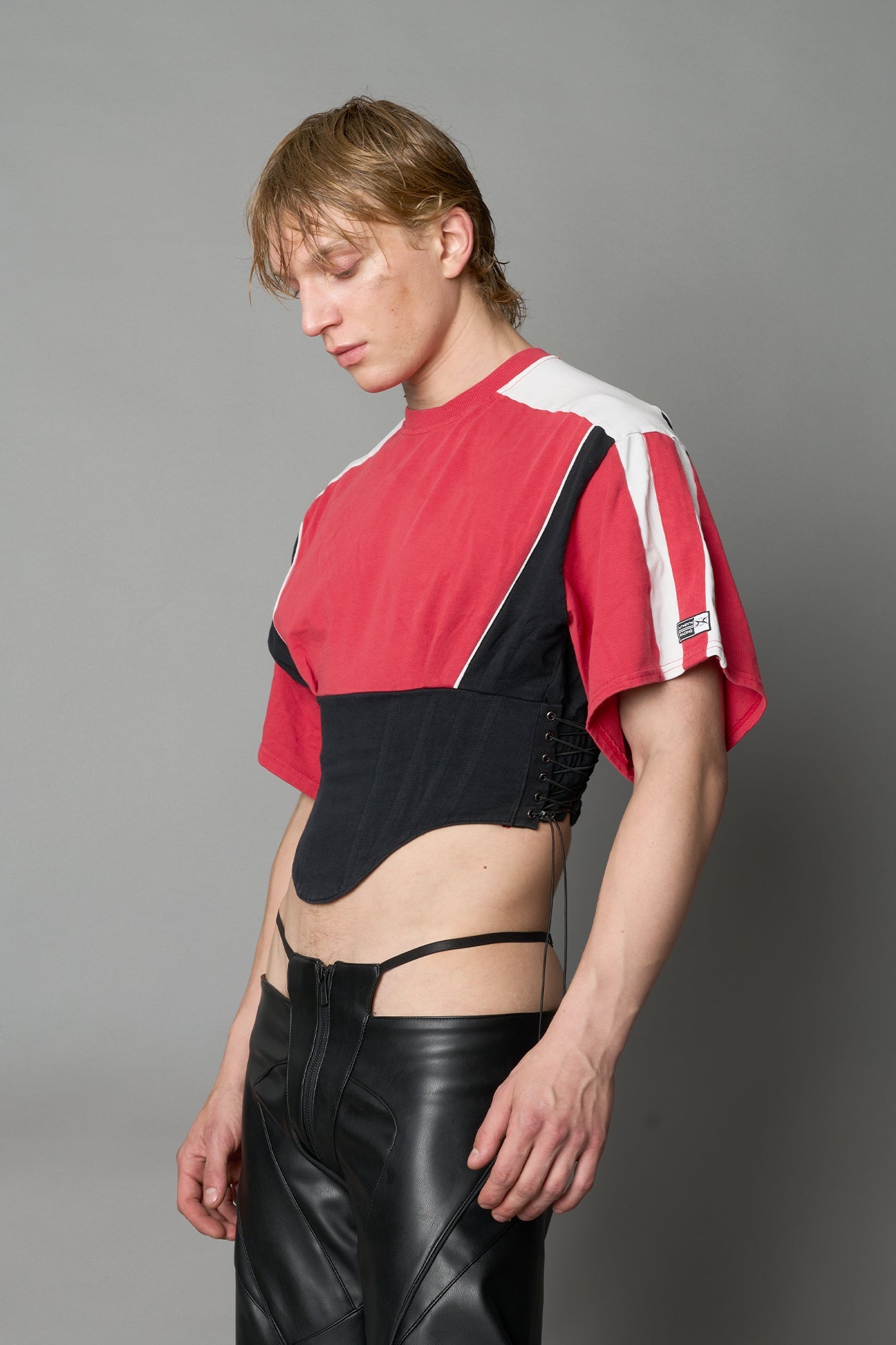 NAMILIA Team Player Corset T-Shirt - RED, xs