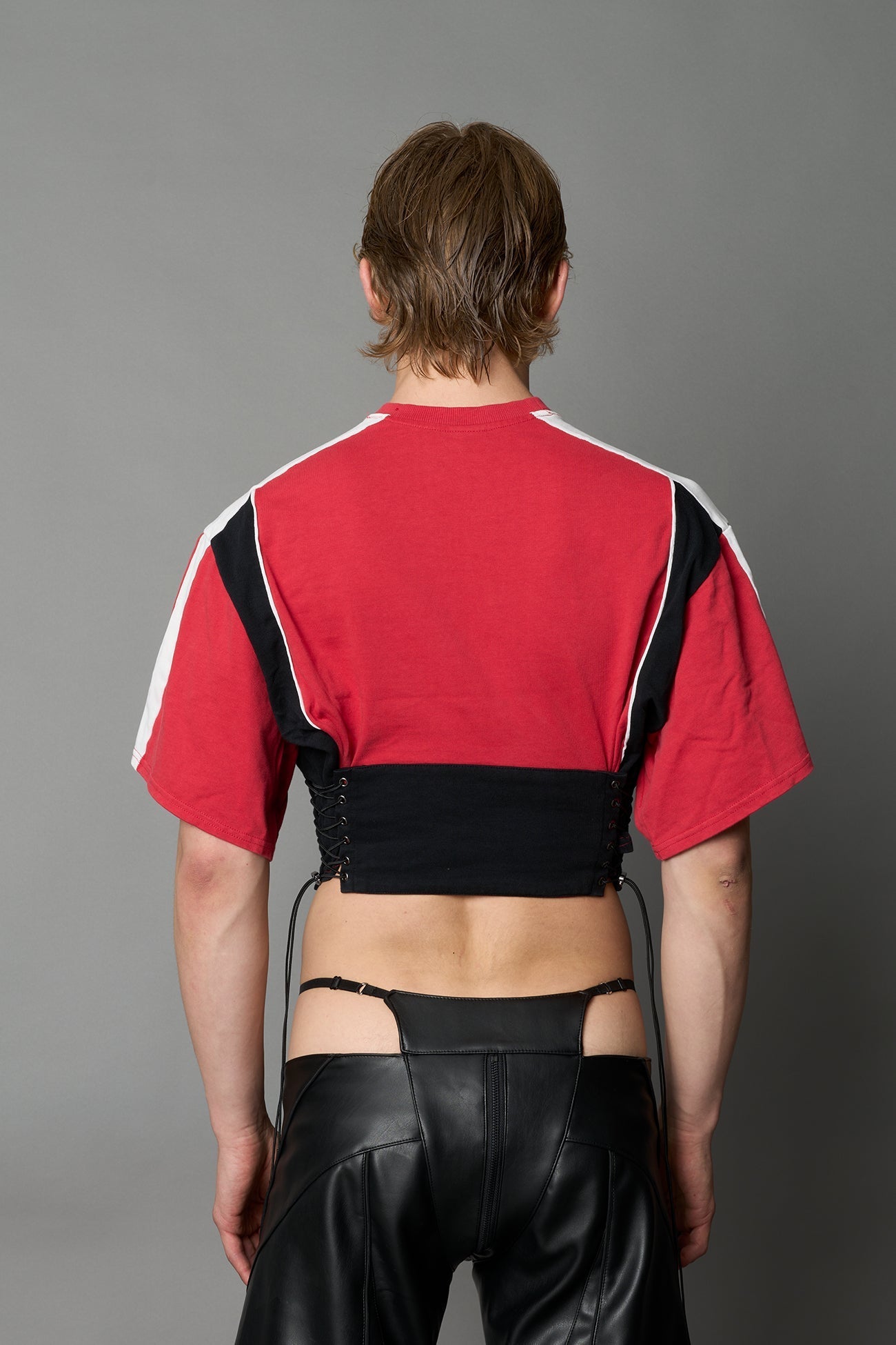 NAMILIA Team Player Corset T-Shirt - RED, xs