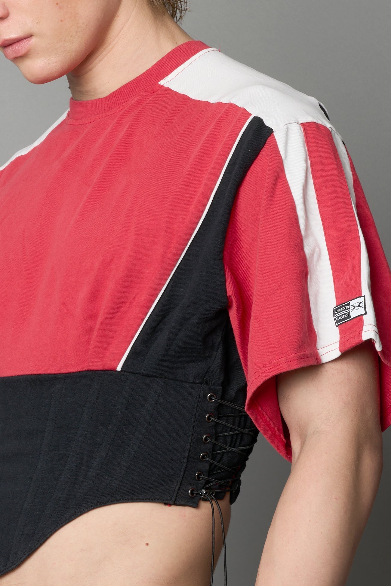 NAMILIA Team Player Corset T-Shirt - RED, xs