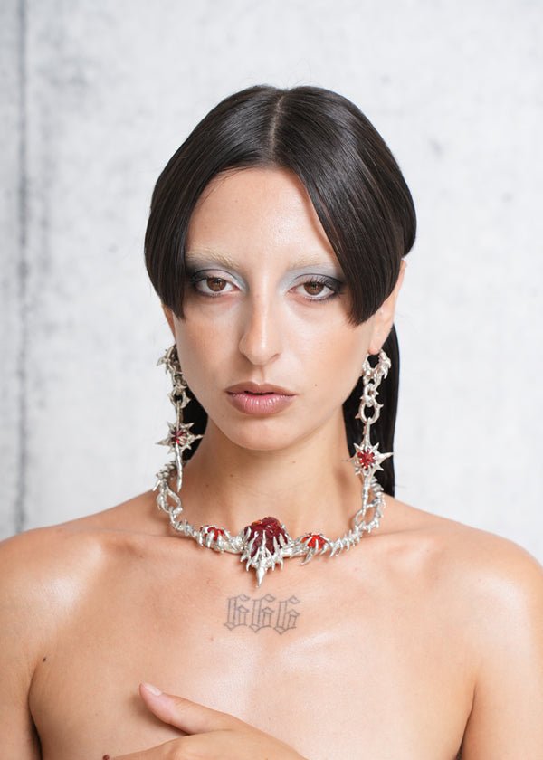 NAMILIA Devilish on a Sunday Earring Creoles - ,