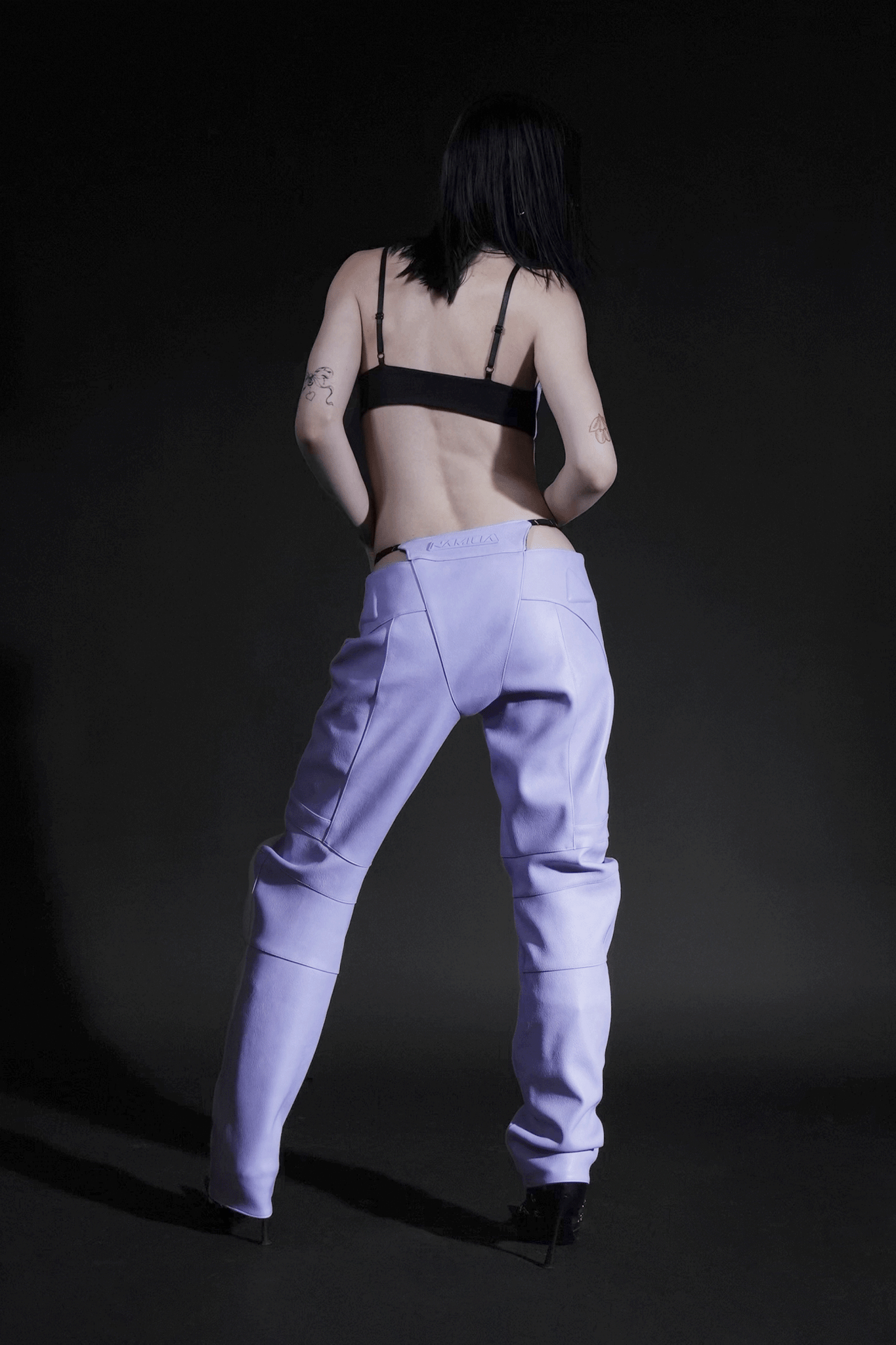 NAMILIA Icon Thong Pants - Purple, xs