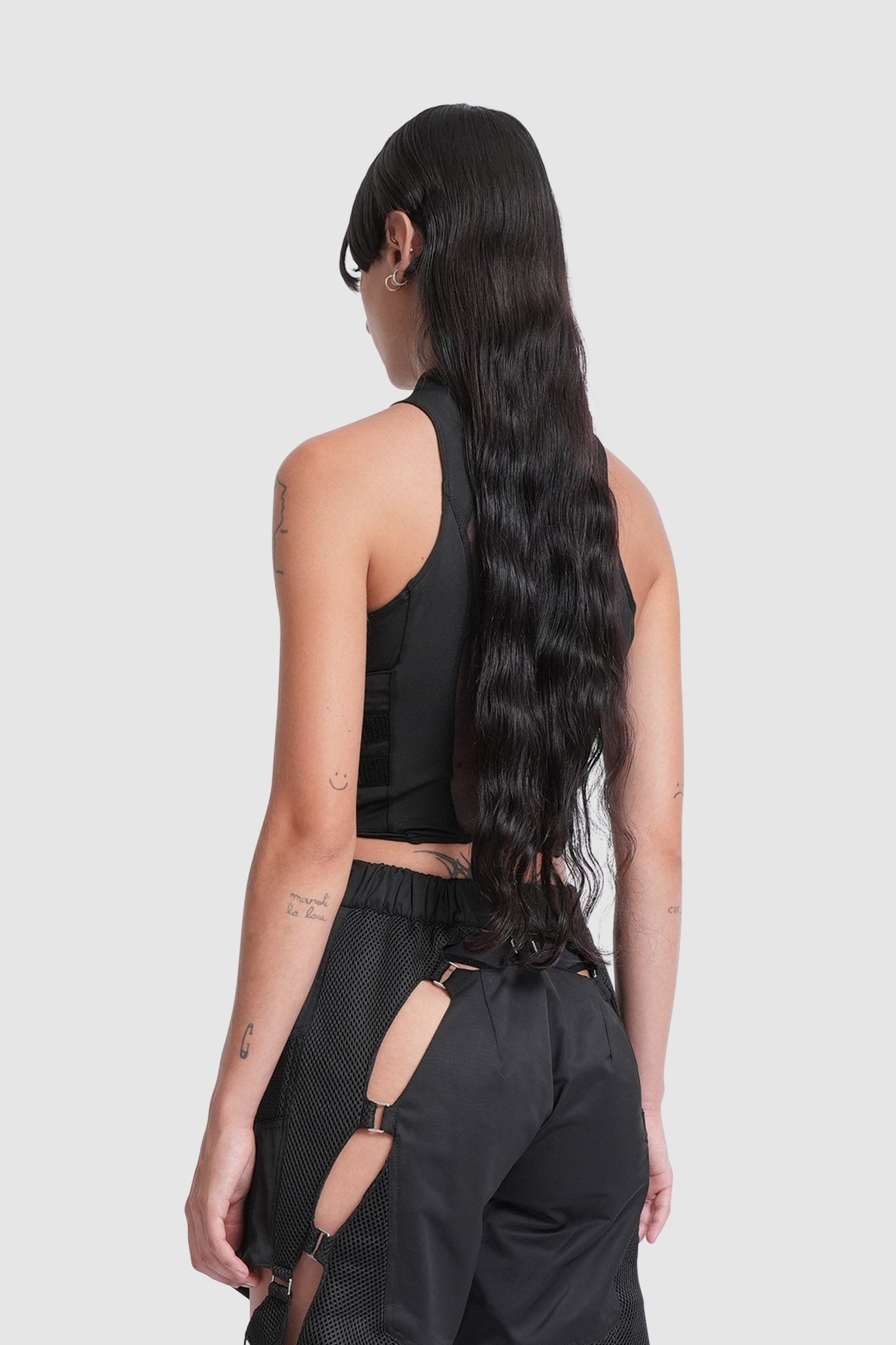 NAMILIA tactical corset top - XS, black