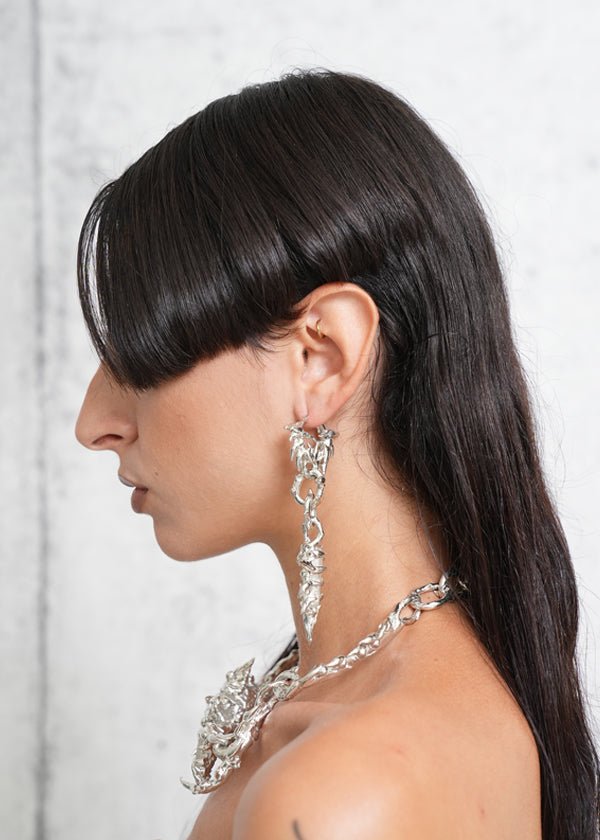 NAMILIA White Chrysanthemum Funeral Necklace - ,