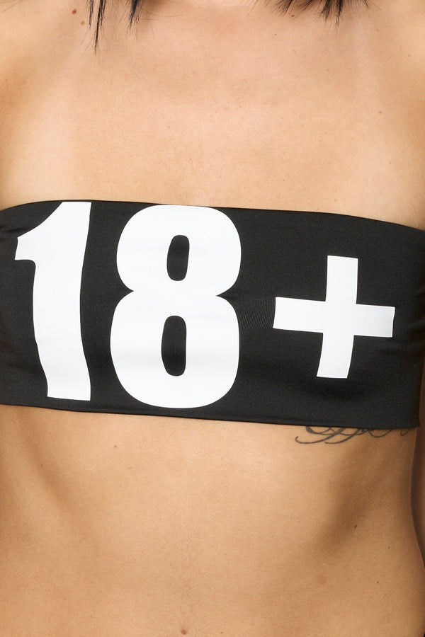 NAMILIA 18+ Tube Top - BLACK, xs