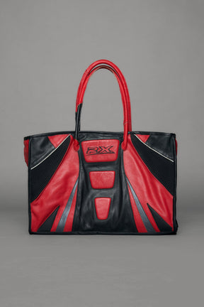 NAMILIA Atelier line - cyclone moto tote bag genuine leather - red, ONS