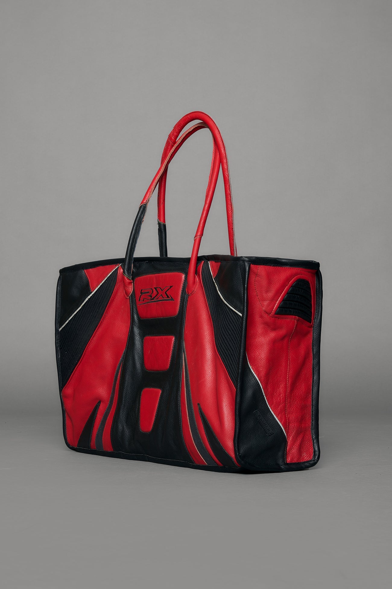NAMILIA Atelier line - cyclone moto tote bag genuine leather - red, ONS