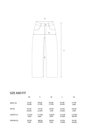 NAMILIA Baggy Suit Trousers - Black, xs