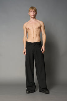 NAMILIA Baggy Suit Trousers - Black, xs