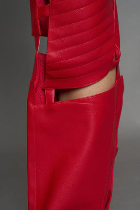 NAMILIA Biker Floating Pants - RED, xs