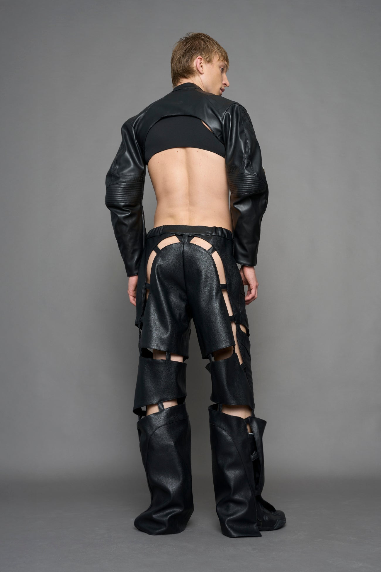 NAMILIA Biker Floating Pants - BLACK, xs