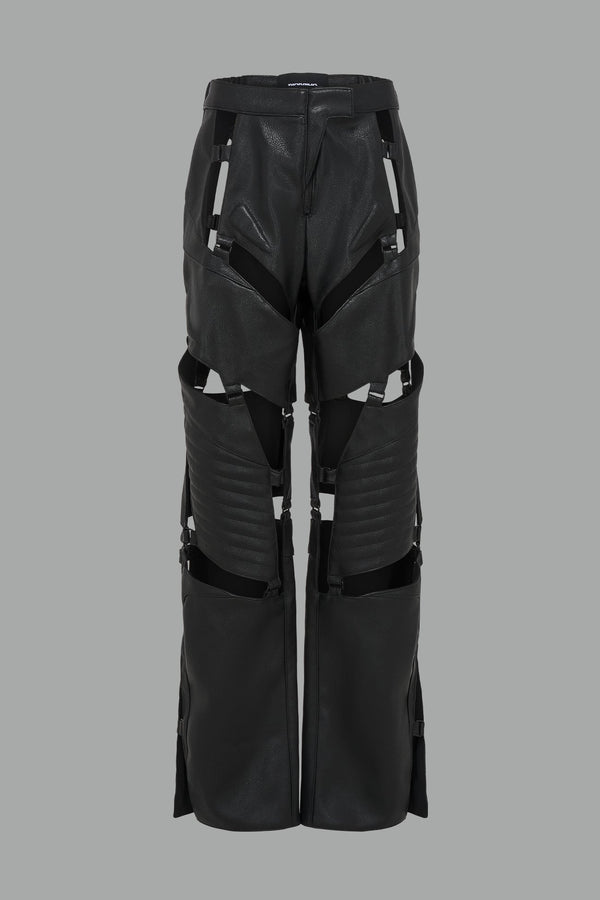 NAMILIA Biker Floating Pants - BLACK, xs - BLACK