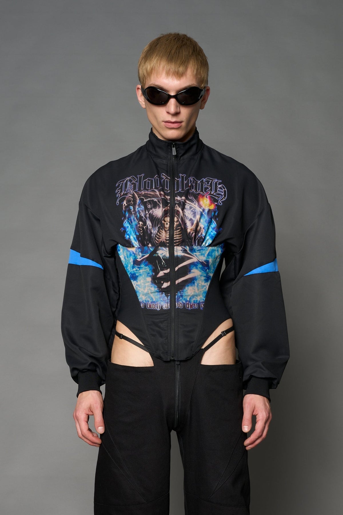 NAMILIA Bloodbath Corset Jacket - BLACK, xs