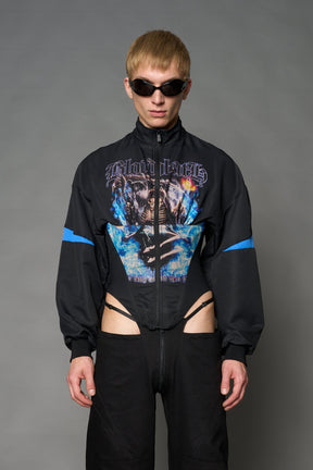 NAMILIA Bloodbath Corset Jacket - BLACK, xs